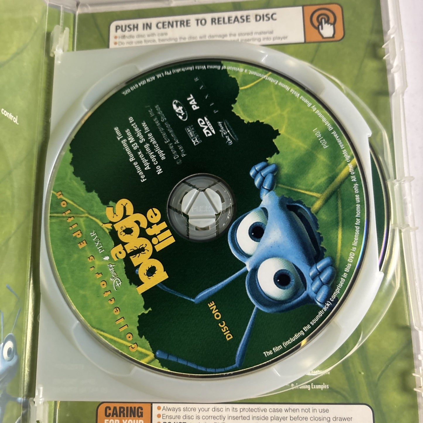 A Bug's Life (Collector's Edition, DVD, 1998) Region 4