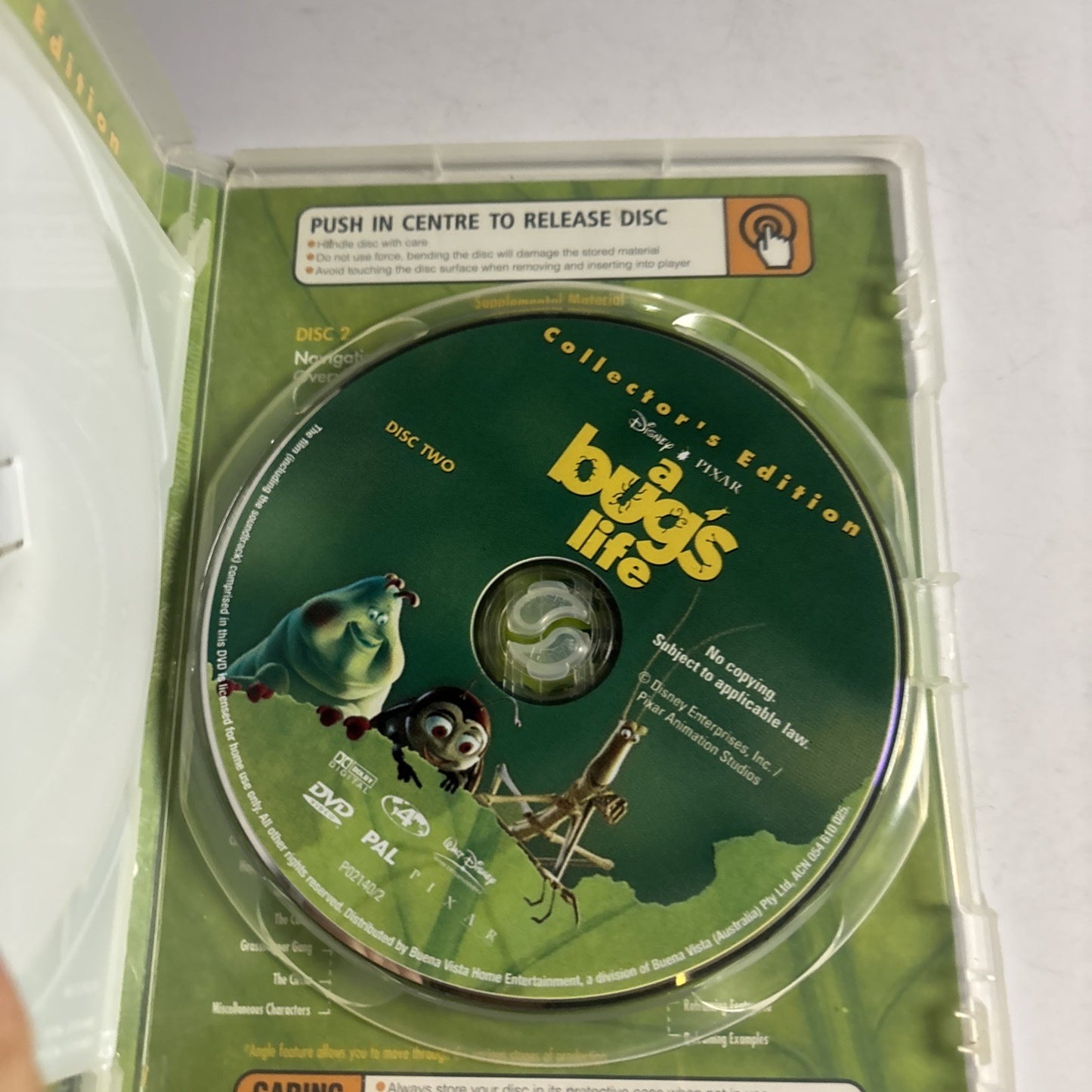 A Bug's Life (Collector's Edition, DVD, 1998) Region 4