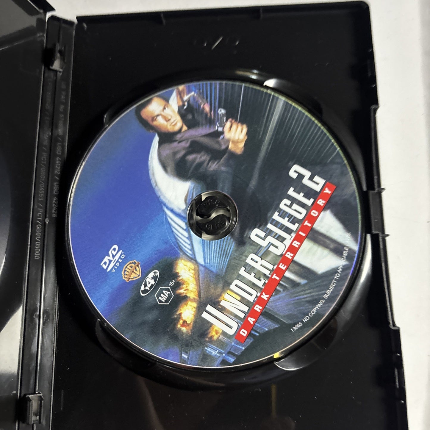 Under Siege 2 - Dark Territory (DVD, 1995) Steven Seagal Region 4