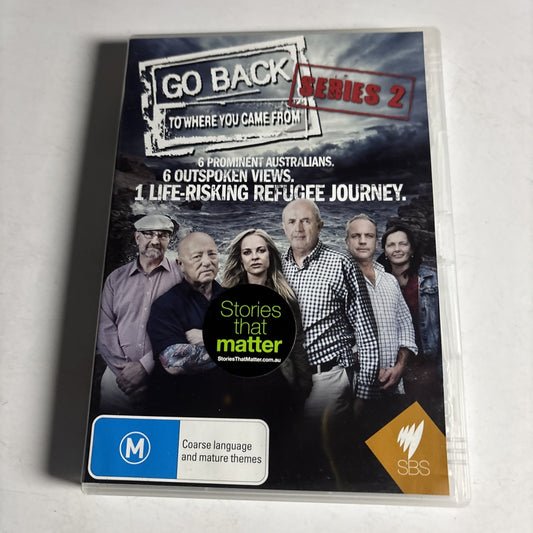 Go Back to Where You Came from : Series 2 (DVD, 2012) Region 4 NEW