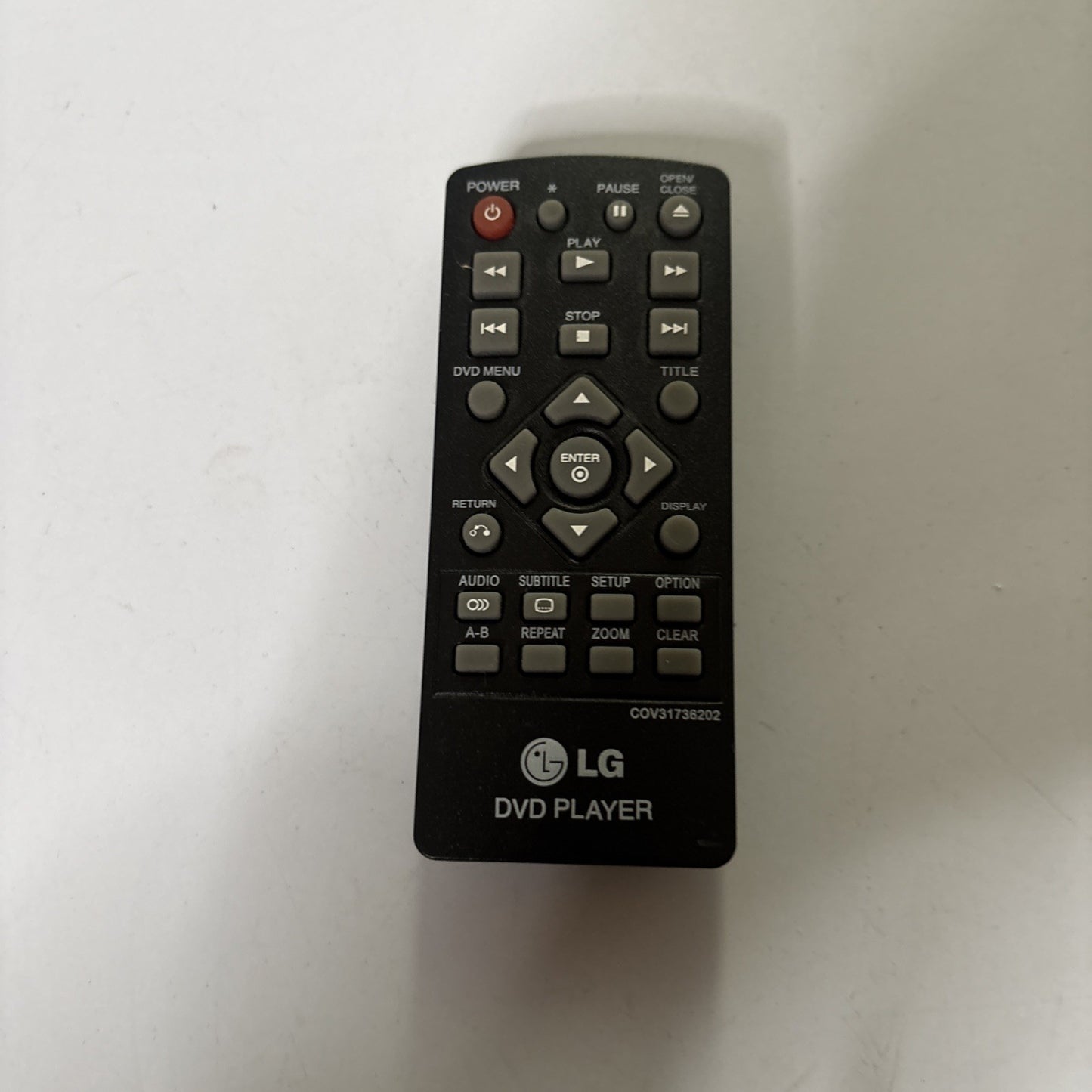 Genuine LG COV31736202 Remote Control for DVD Player DP132 DP132NU