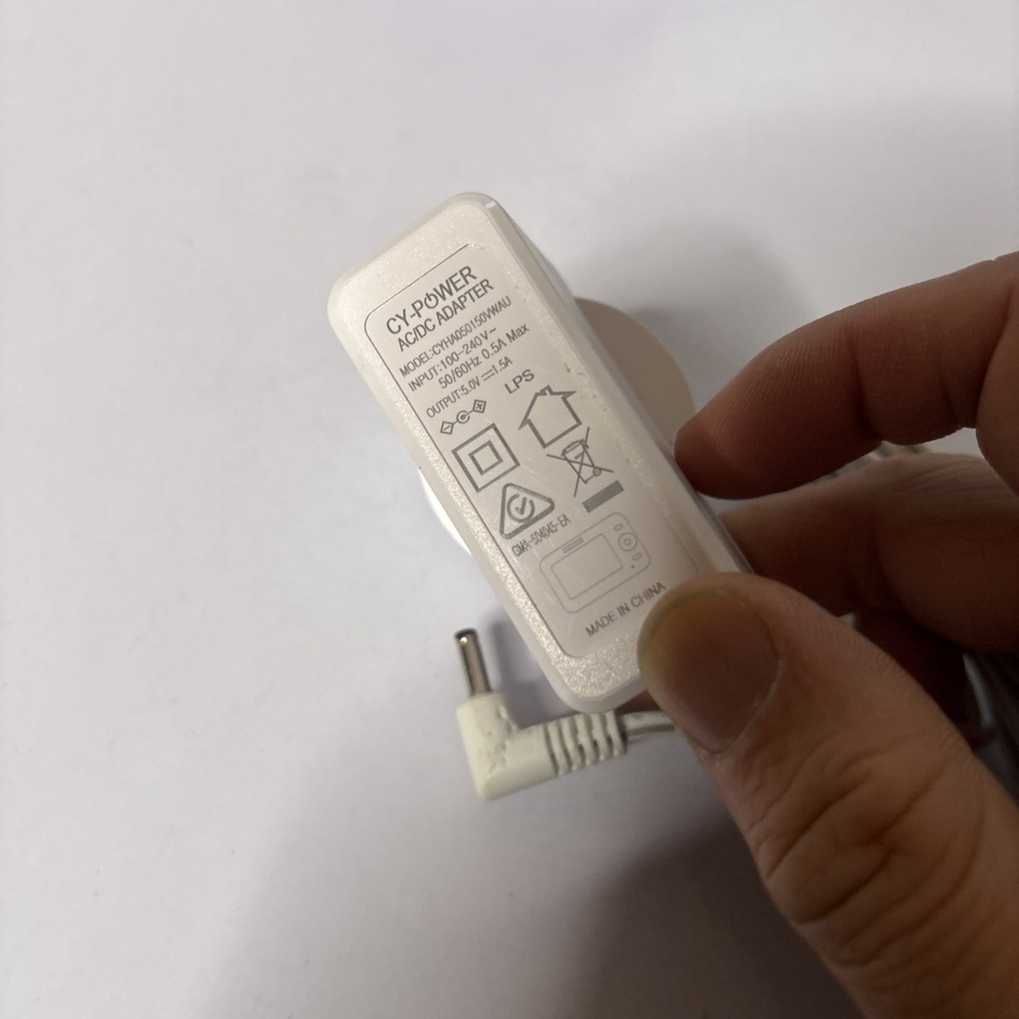 Cy-Power AC/DC Adapter CYHA050150VWAU  5V 1.5A Power Supply