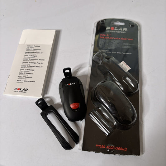 Polar S1 Foot Pod & Extra Holder Fork RS400 RS300X RS200 FT60 FT80