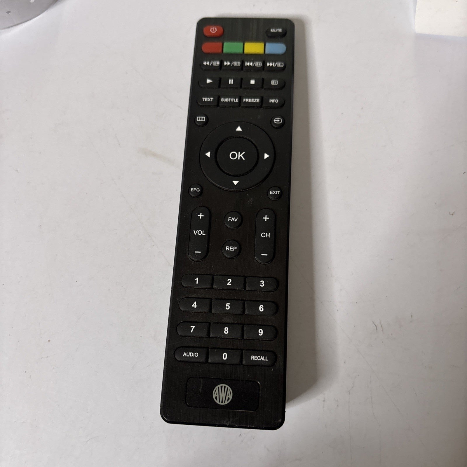 Awa Remote Control For DVD Player *Missing Battery Lid* – Retro Unit