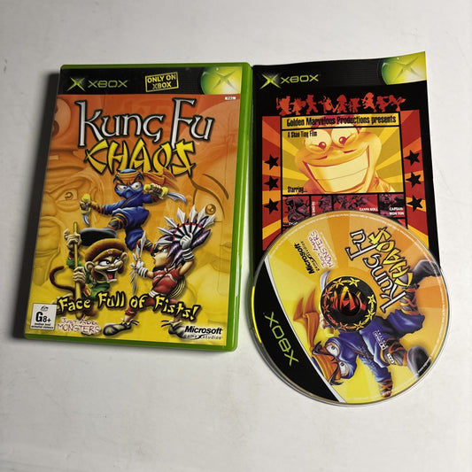Kung Fu Chaos Original Xbox Manual PAL