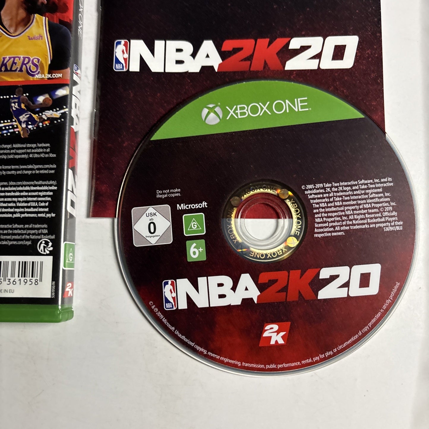 NBA 2K20 Microsoft XBOX ONE ANTHONY DAVIS - With Manual