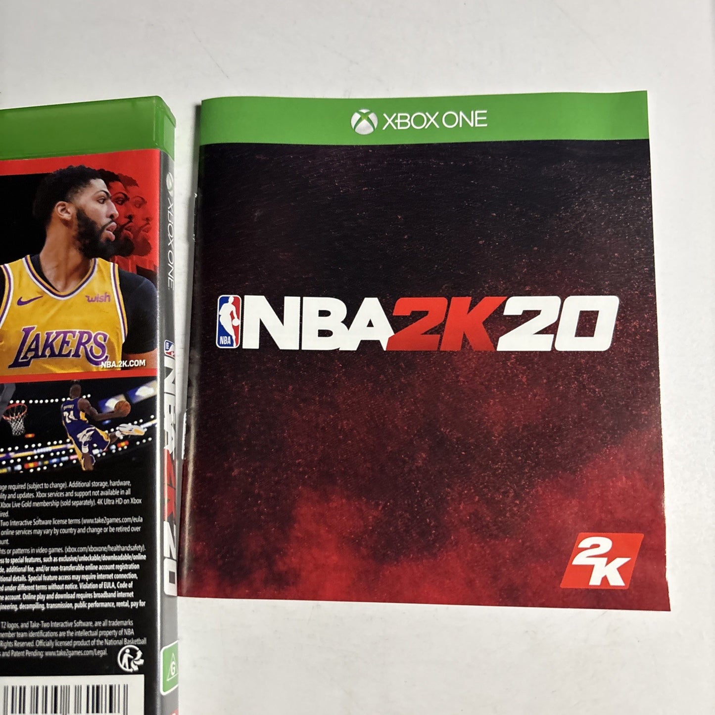NBA 2K20 Microsoft XBOX ONE ANTHONY DAVIS - With Manual