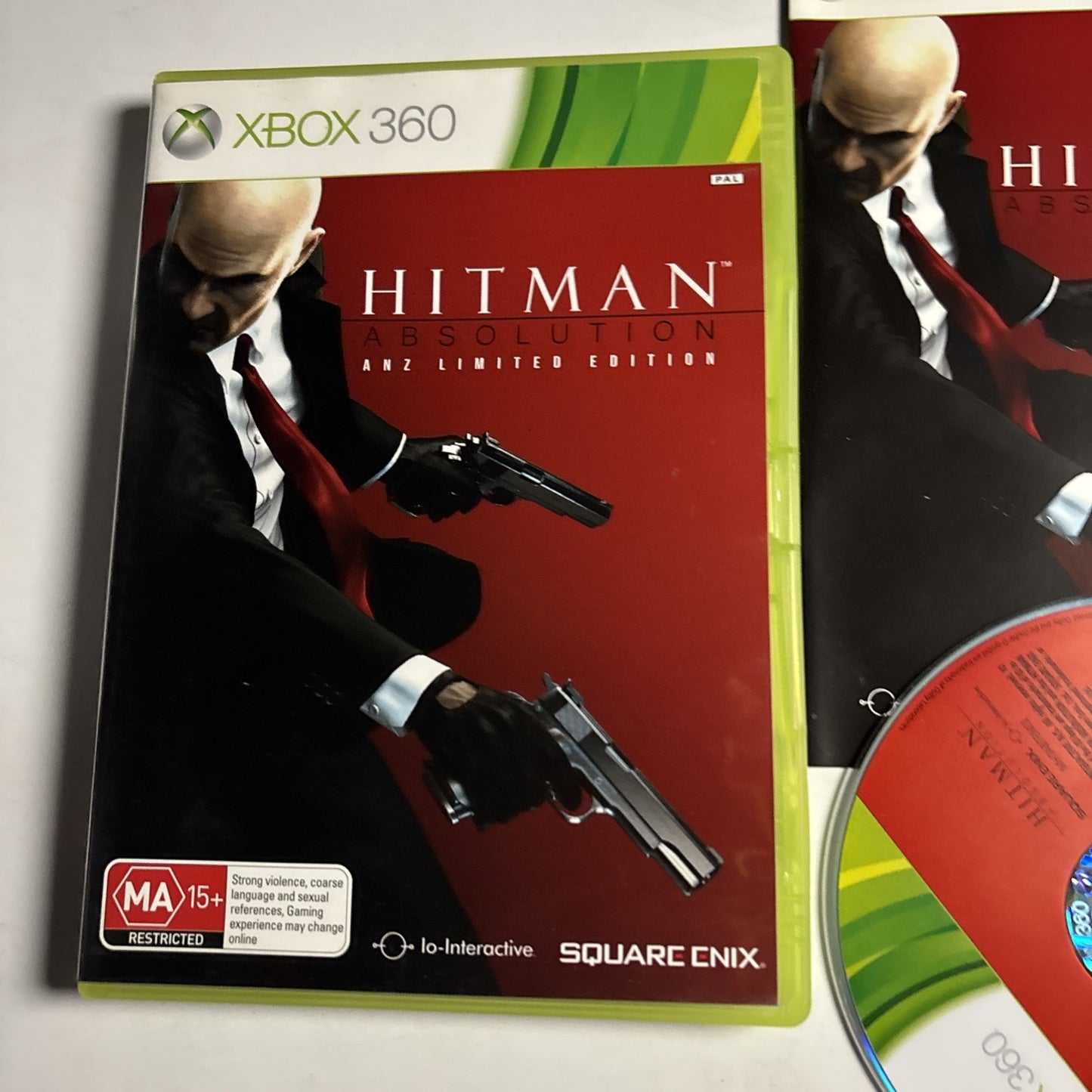Hitman Absolution ANZ Limited Edition Microsoft Xbox 360 PAL Complete Manual
