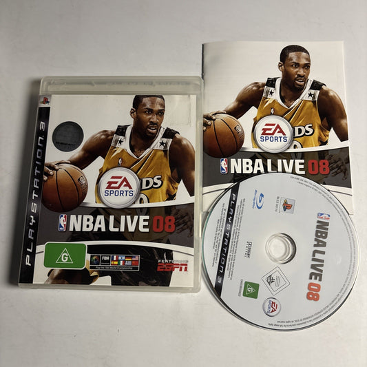 NBA Live 08 Basketball Sony PlayStation 3 PS3 Gilbert Arenas