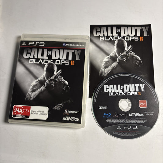 Call of duty: Black Ops 2 (Ps3, 2012) Activision Complete with manual
