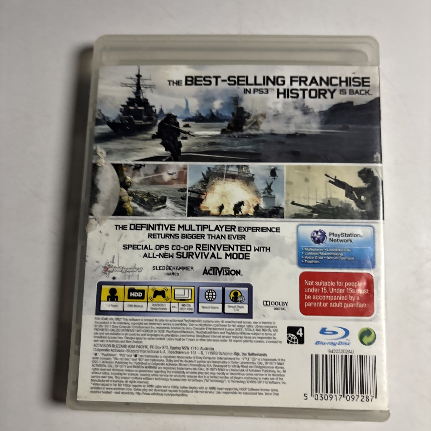 Call Of Duty Modern Warfare 3 - Sony PlayStation 3 PS3