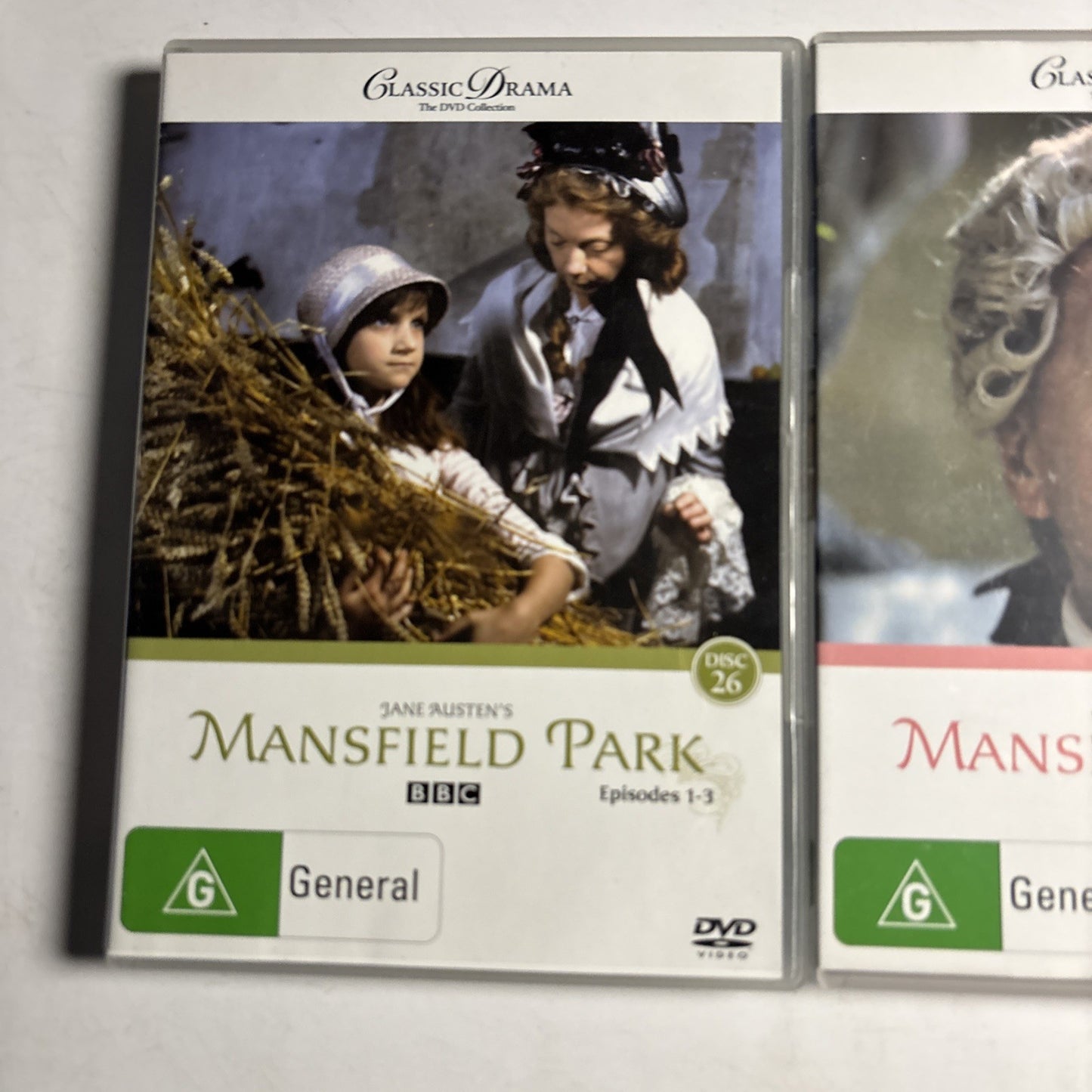Jane Austen's Mansfield Park BBC (DVD, 1983) Sylvestra Le Touzel, Region 4 &2