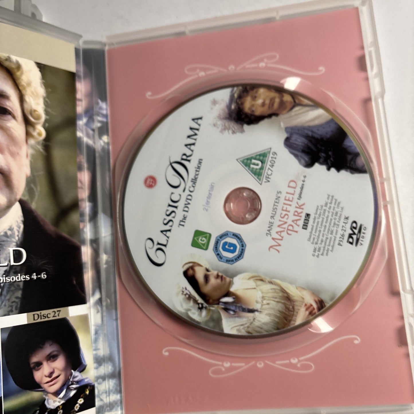 Jane Austen's Mansfield Park BBC (DVD, 1983) Sylvestra Le Touzel, Region 4 &2