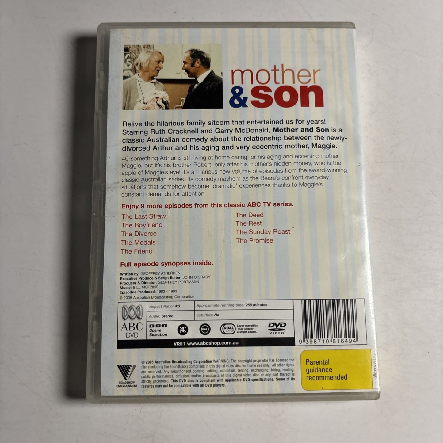 Mother and Son : Vol 4 (DVD, 1987) Ruth Cracknell, Gary McDonald Region 4