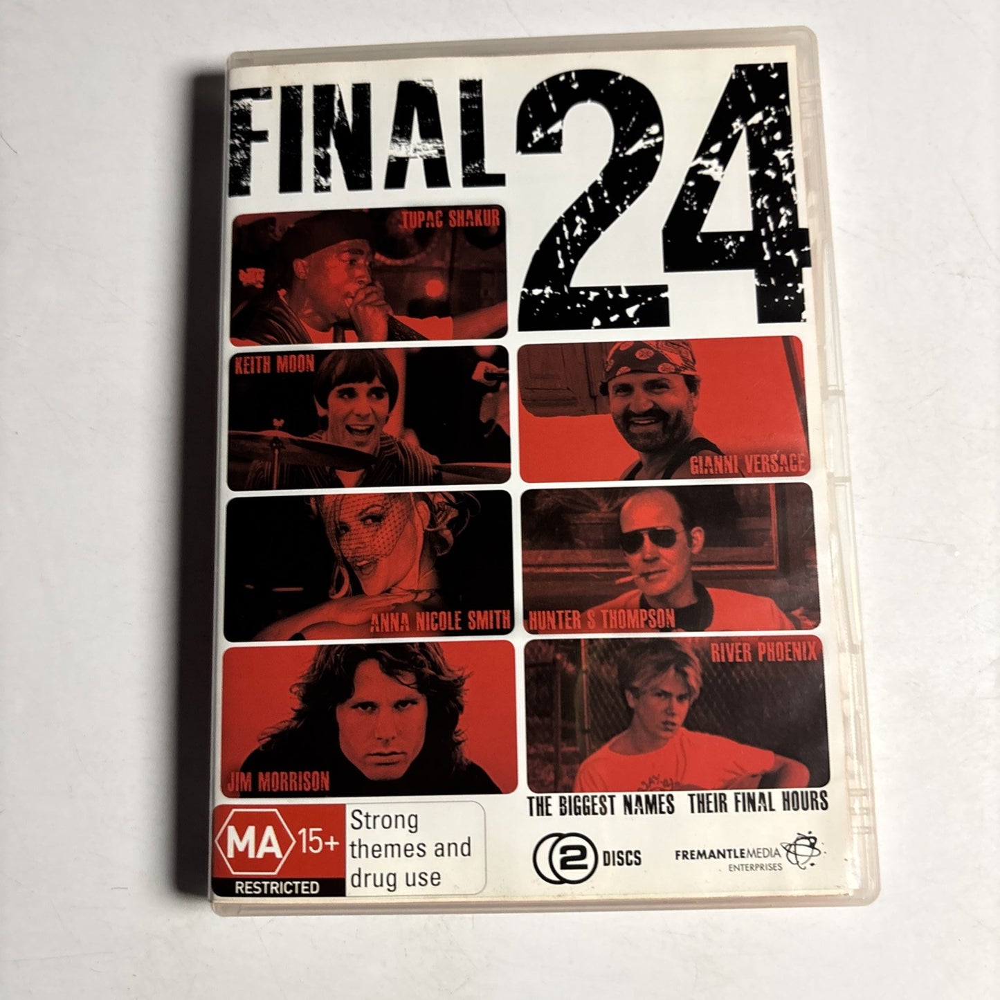 Final 24 (DVD, 2009) NEW All Regions feat. Tupac Jim Morrisonn Keith Moon