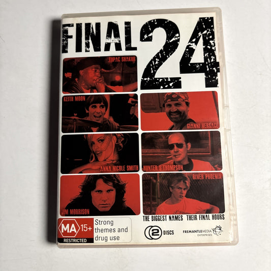 Final 24 (DVD, 2009) NEW All Regions feat. Tupac Jim Morrisonn Keith Moon