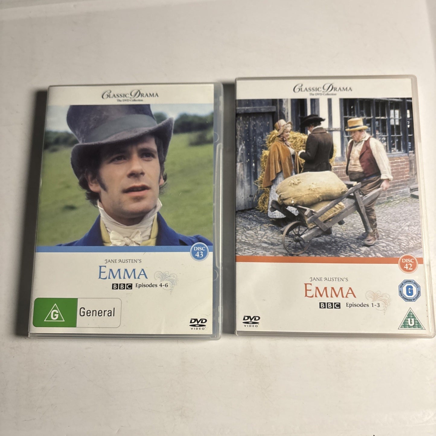 Jane Austen's: Emma BBC TV Mini Series (DVD, 1972) Doran Godwin, Region 4 &2