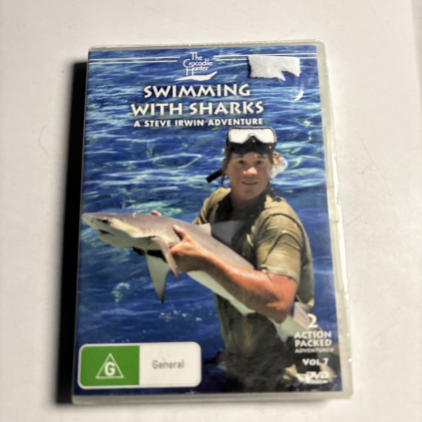 The Crocodile Hunter - Swimming with Sharks : Vol 7 (DVD, 1996) Region 4 NEW