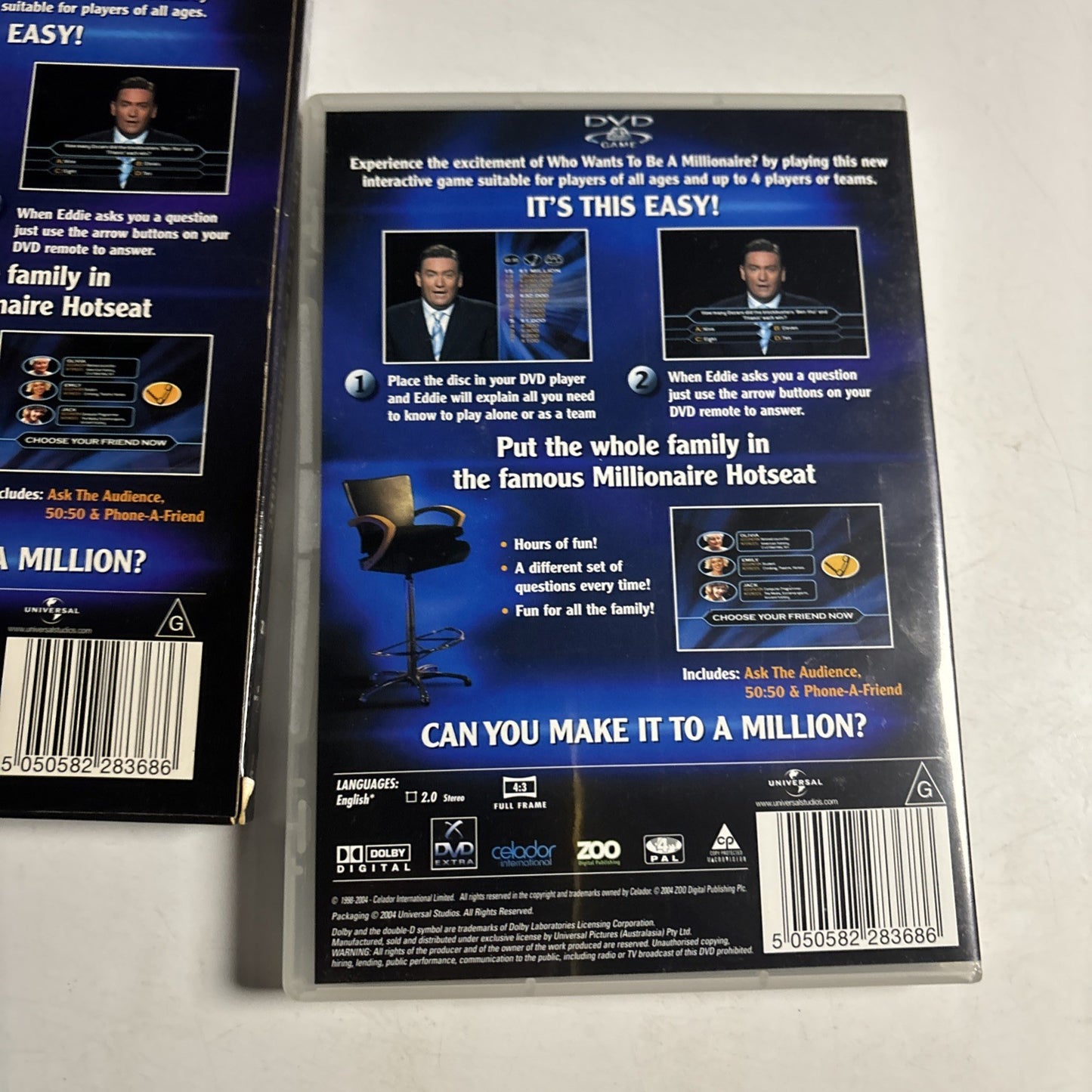 Who Wants to be a Millionaire (DVD, 1999) Eddie McGuire Region 4