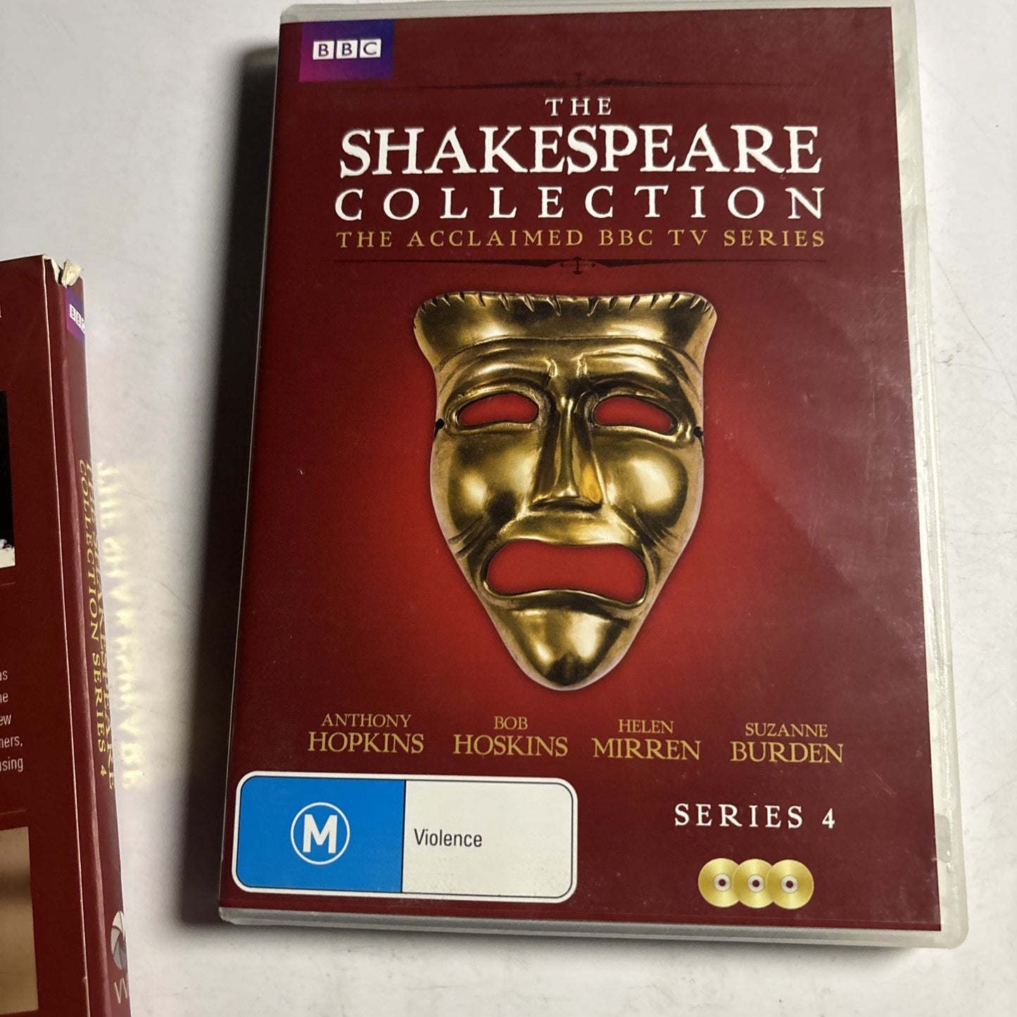 Shakespeare Collection : Series 4 (DVD 1981) Anthony Hopkins Bob Hoskin Region 4