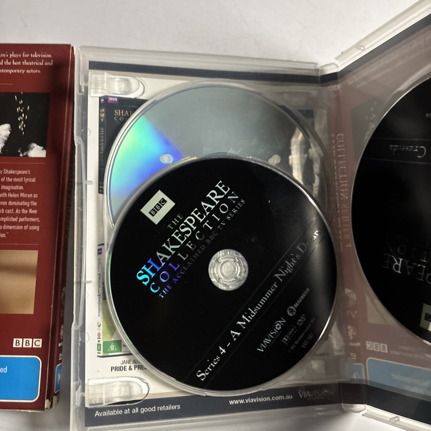 Shakespeare Collection : Series 4 (DVD 1981) Anthony Hopkins Bob Hoskin Region 4