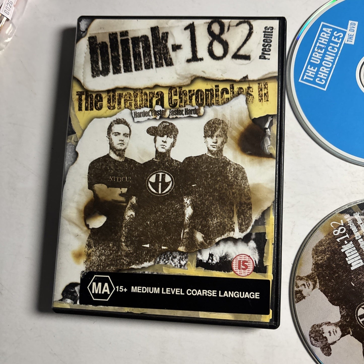 Blink 182 - Urethra Chronicles, Vol. 1 & 2 (DVD, 2002) All Regions