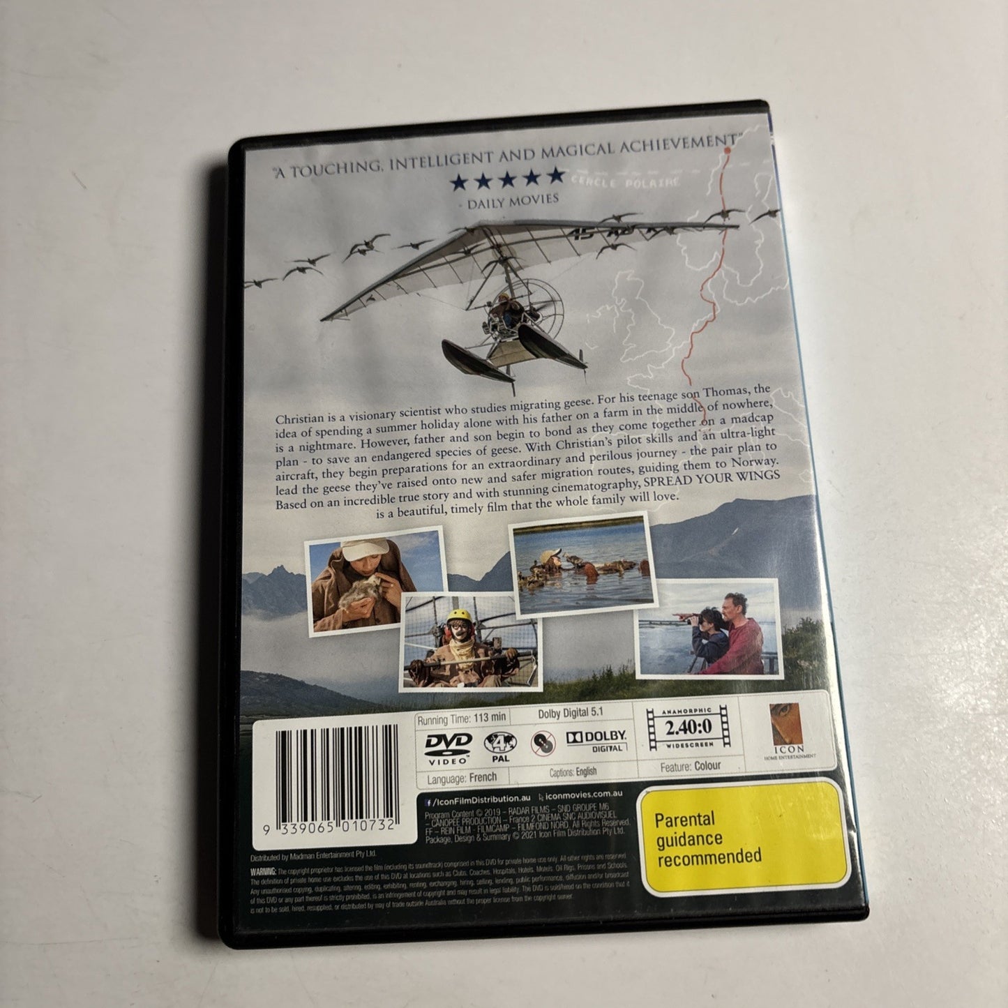 Spread Your Wings (DVD, 2019) Jean-Paul Rouve, Melanie Doutey Region 4 NEW