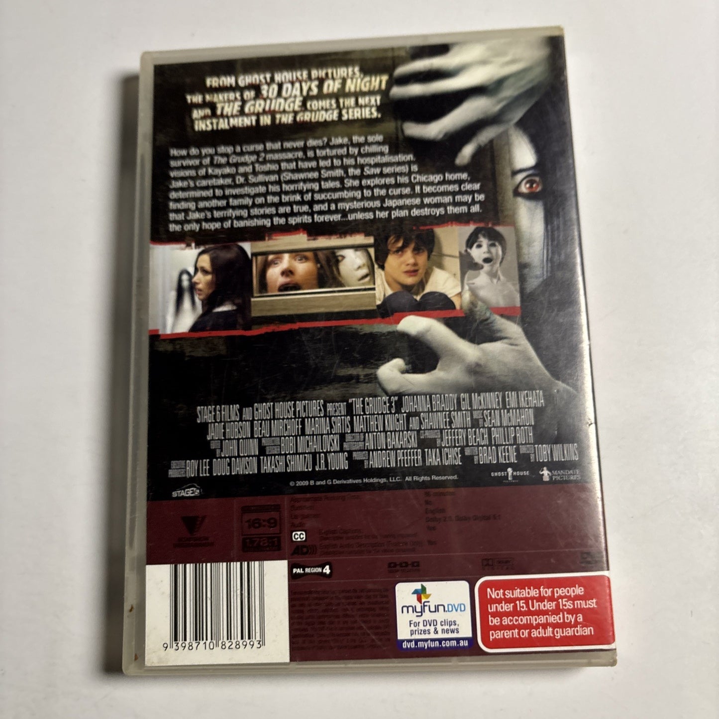 The Grudge 3 (DVD, 2009) Shawnee Smith, Matthew Knight Region 4