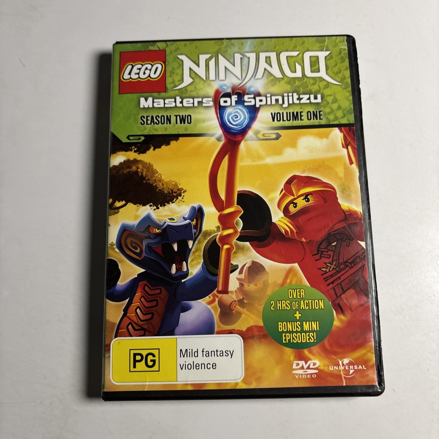 Lego Ninjago - Masters of Spinjitzu : Series 2 : Vol 1 (DVD, 2011) Region 4 &2