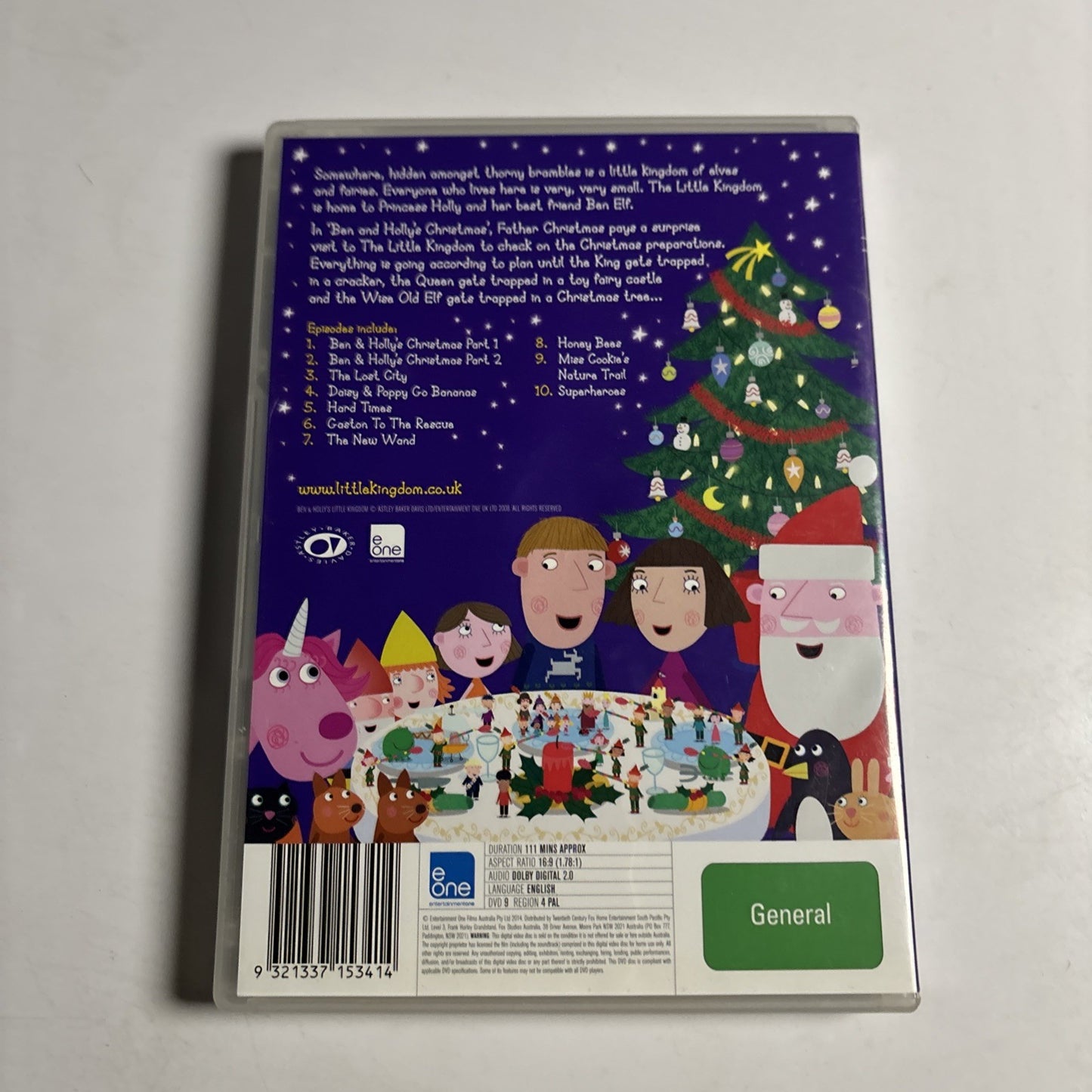 Ben and Holly's Little Kingdom - Ben & Holly's Christmas (DVD, 2014) Region 4
