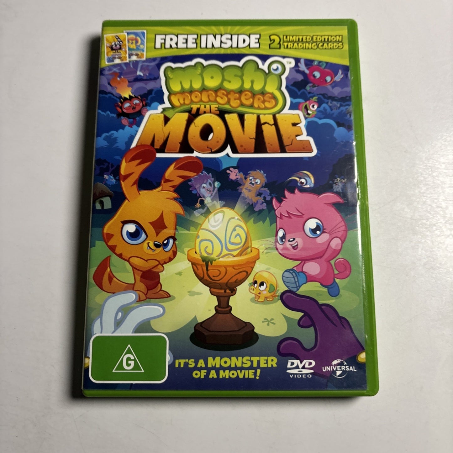 Moshi Monsters The Movie (DVD 2014) animation Region 4 &2