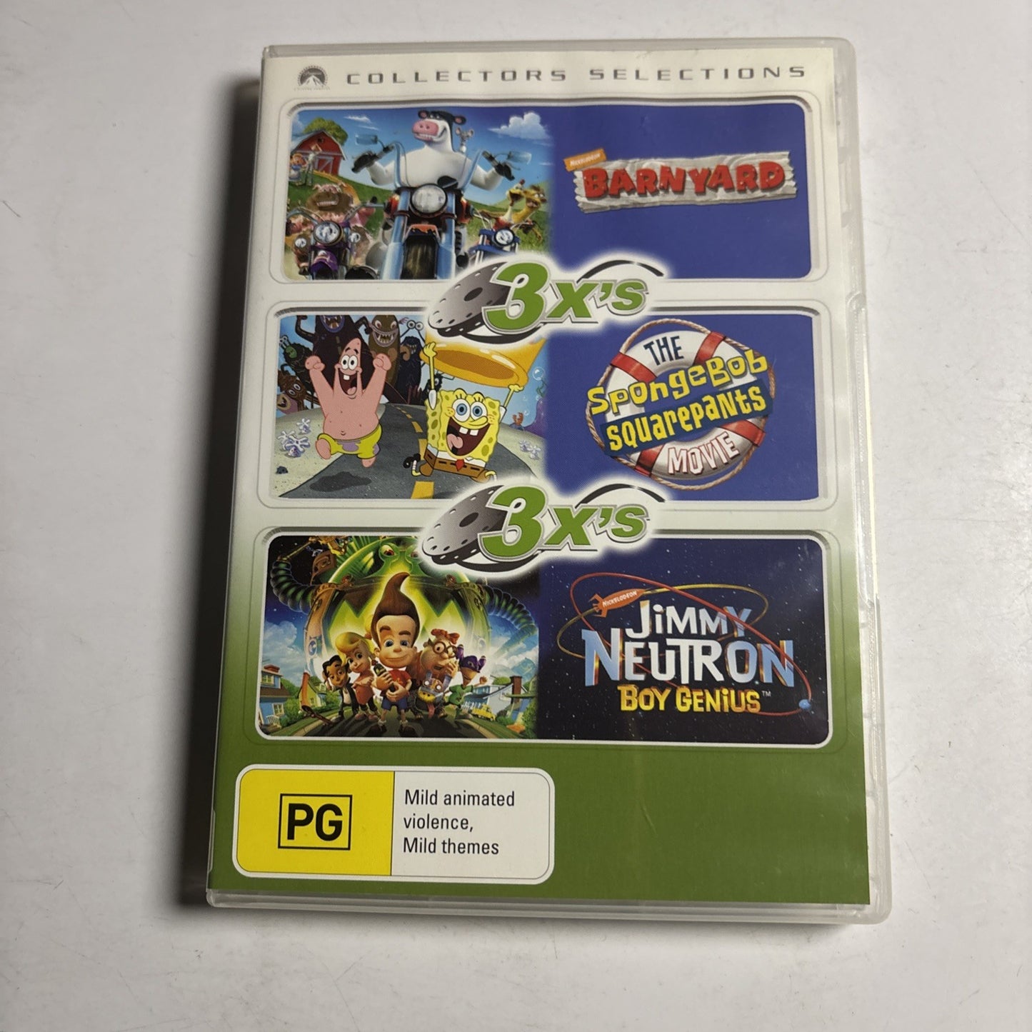 Barnyard / Spongebob - The Movie / Jimmy Neutron Boy Genius (DVD, 2006) Region 4