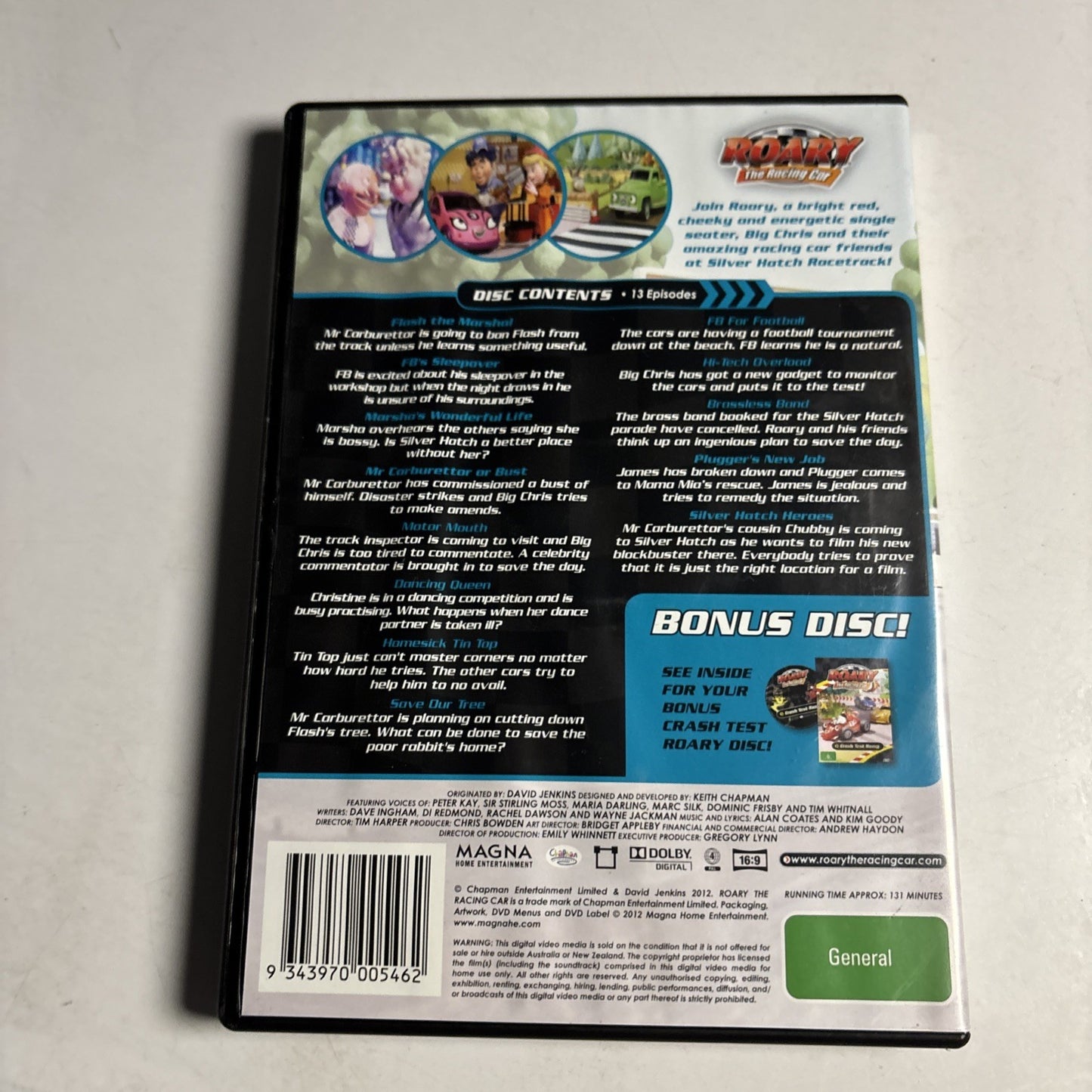 Roary The Racing Car - Silver Hatch Heroes / Troubling Tracks (DVD 2011) Region4