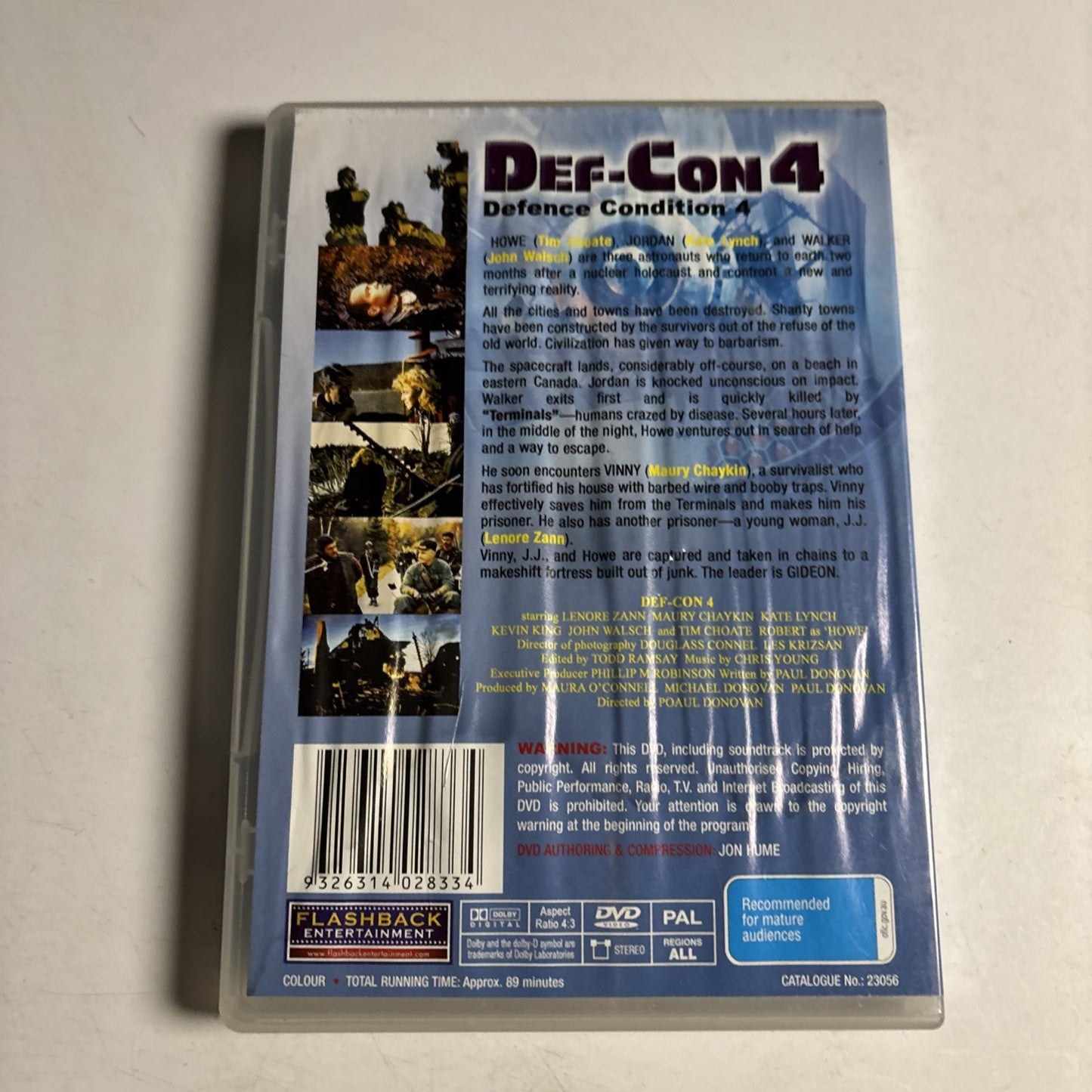 Def-Con 4 Defence Condition 4 (DVD, 1984) Maury Chaykin, Lenore Zann All Regions