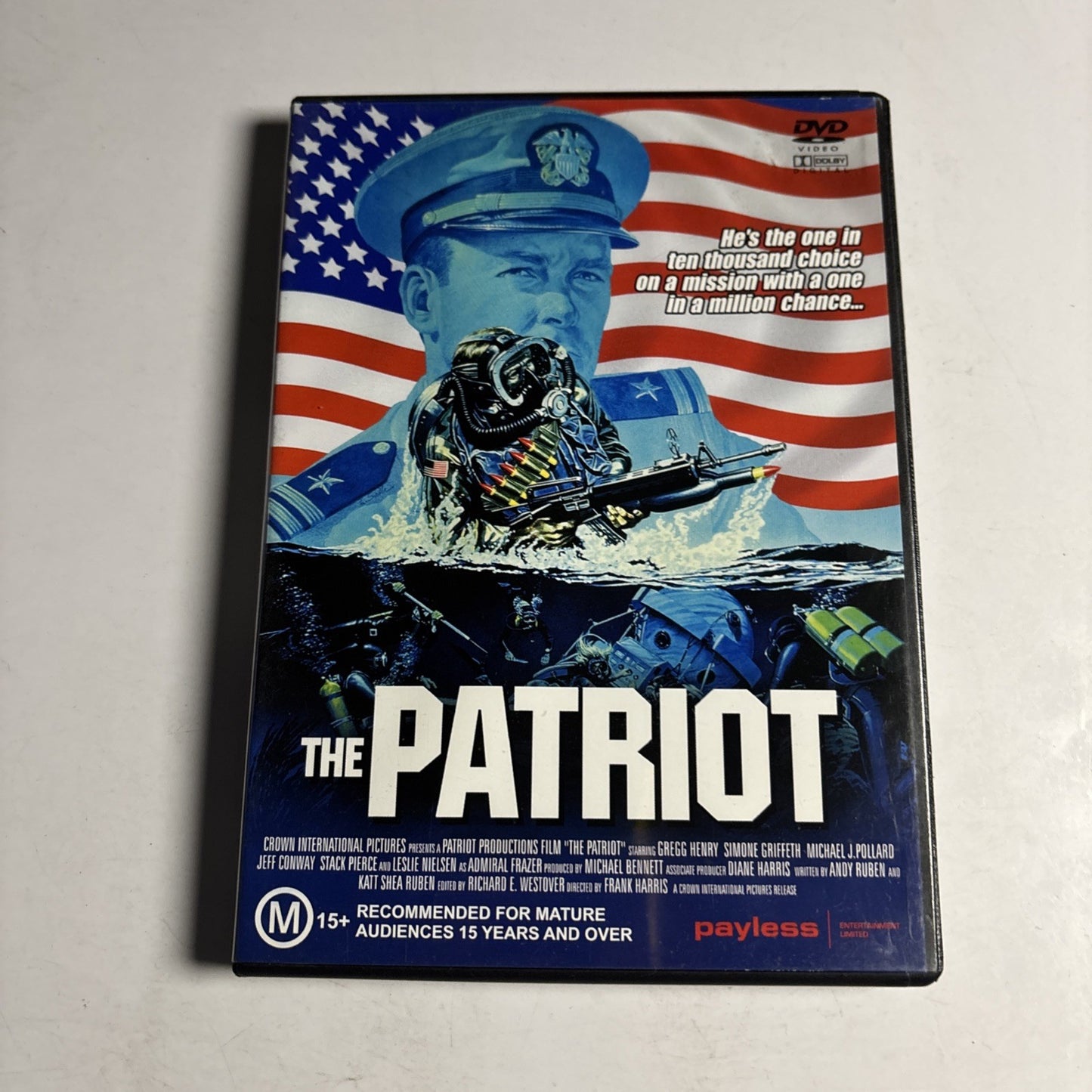 The Patriot (DVD, 1986) Leslie Nielsen Gregg Henry Simone Griffeth All Regions
