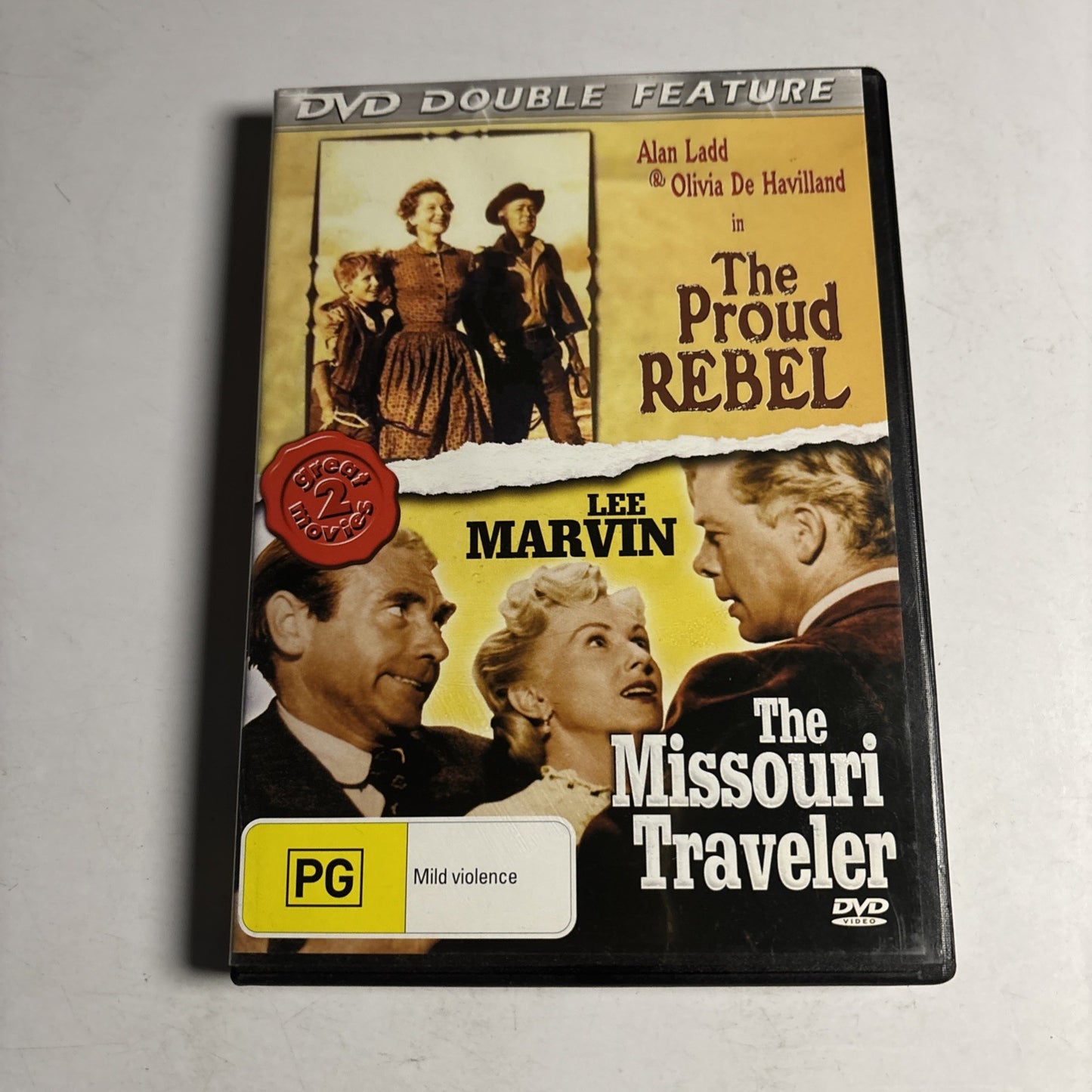 The Proud Rebel / The Missouri Traveler DVD Lee Marvin All Regions