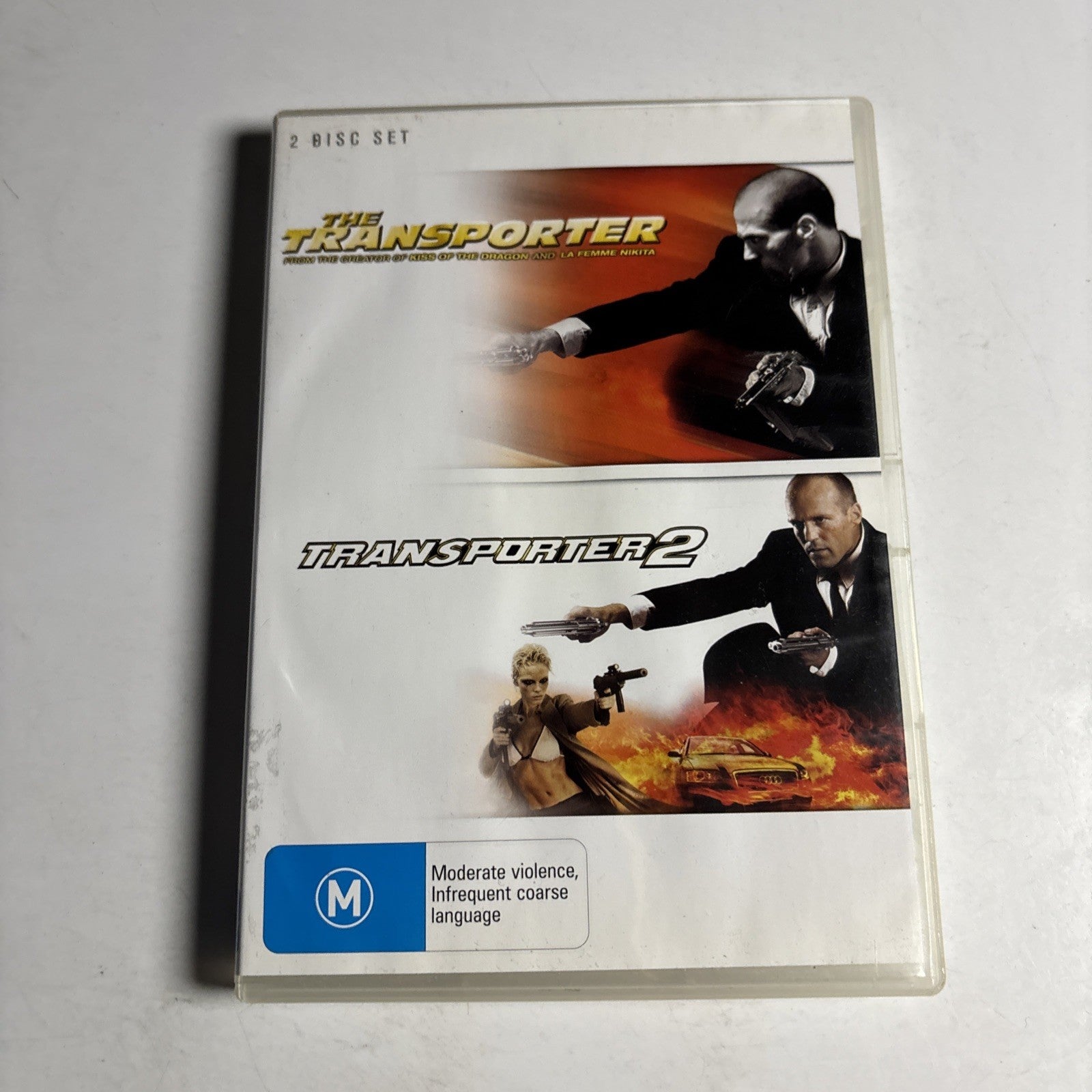 The Transporter / The Transporter 2 (DVD, 2005) Jason Stratham Region ...