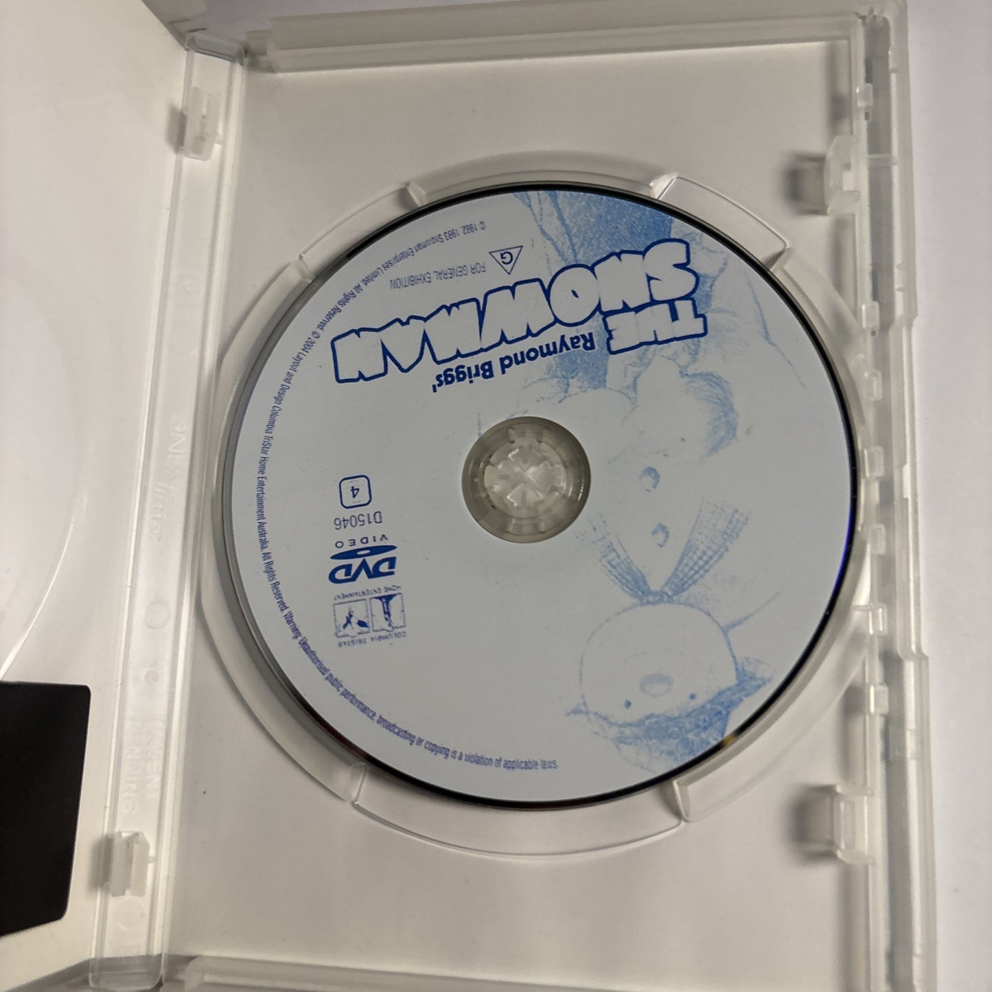 Raymond Briggs' The Snowman (DVD, 1993) Region 4