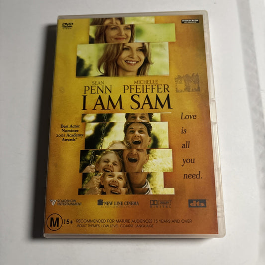 I am Sam (DVD, 2002) Sean Penn, Michelle Pfeiffer Region 4