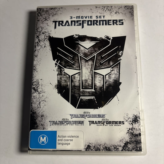 Transformers - 3 Movie Set: Movie 1 2 3  (DVD, 2012, 3-Disc) Region 4