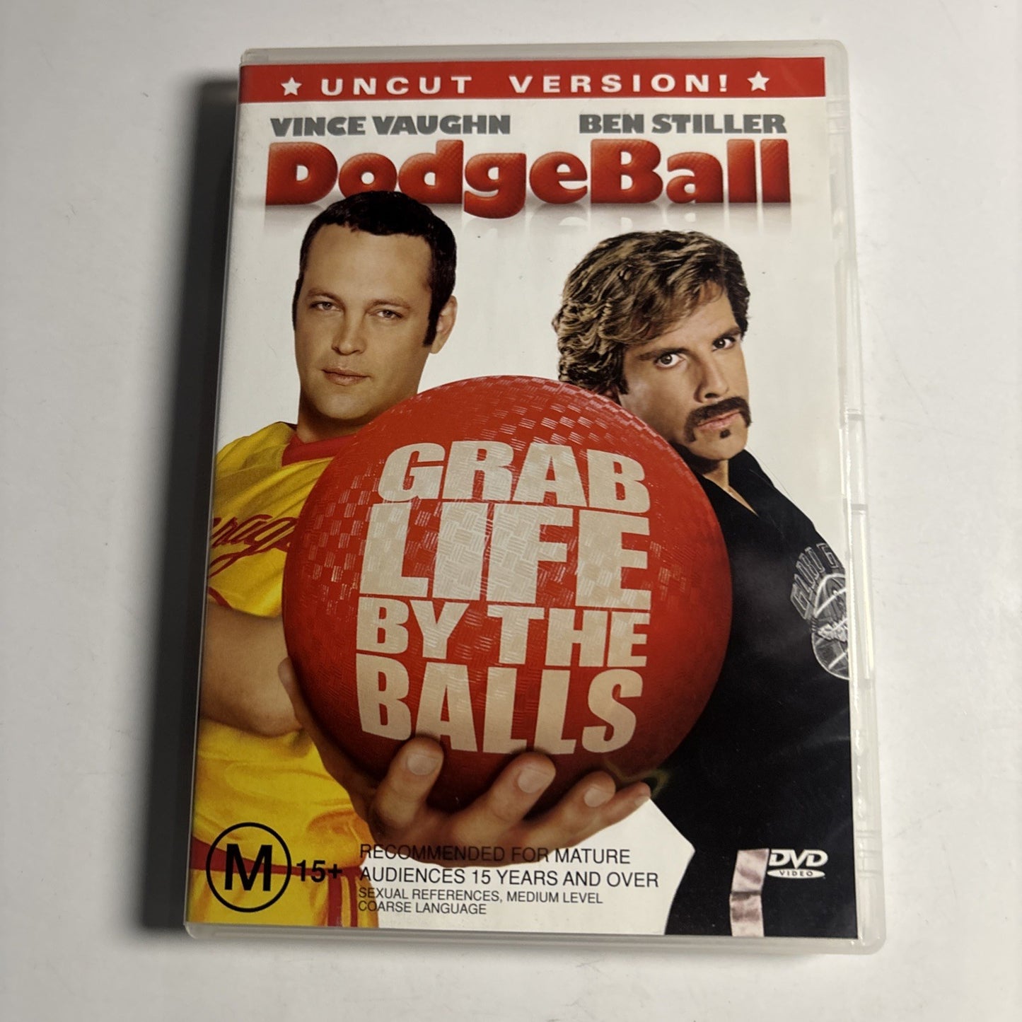 Dodgeball - Uncut Version (DVD, 2004) Vince Vaughn, Ben Stiller Region 4 NEW