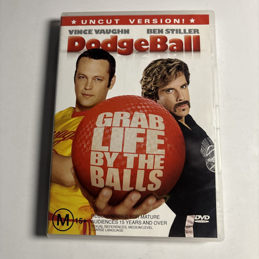 Dodgeball - Uncut Version (DVD, 2004) Vince Vaughn, Ben Stiller Region 4 NEW