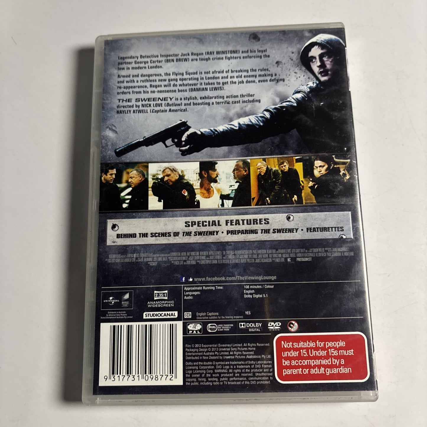 The Sweeney (DVD, 2012) Ray Winstone, Ben Drew Region 4 &2