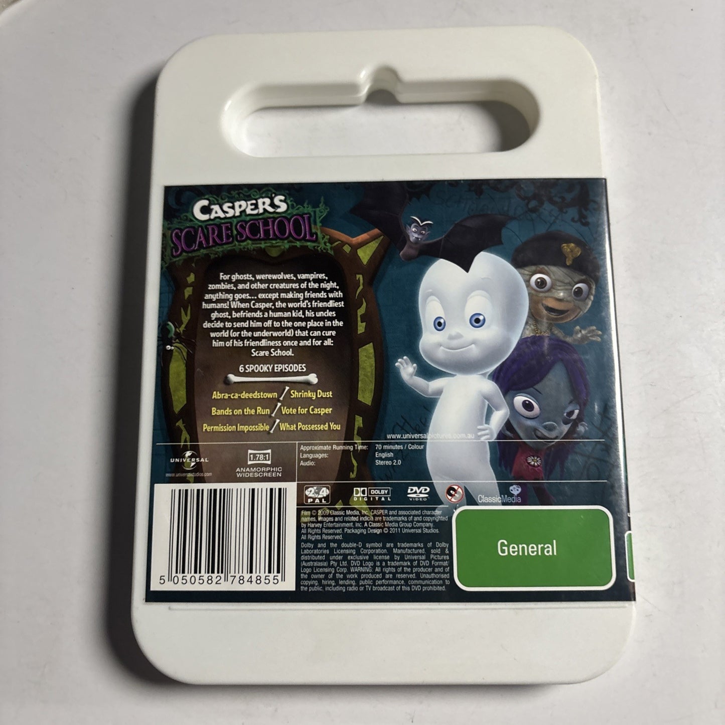 Casper's Scare School - Vote for Casper (DVD, 2009) Region 4 &2