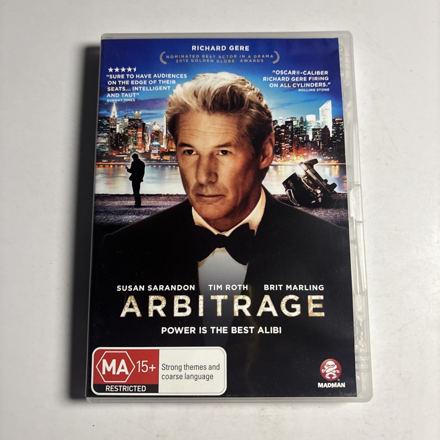 Arbitrage (DVD, 2012) Richard Gere, Susan Sarandon, Tim Roth Region 4
