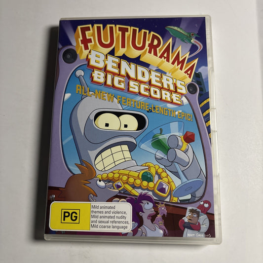 Futurama - Bender's Big Score (DVD, 2007) Region 4 NEW
