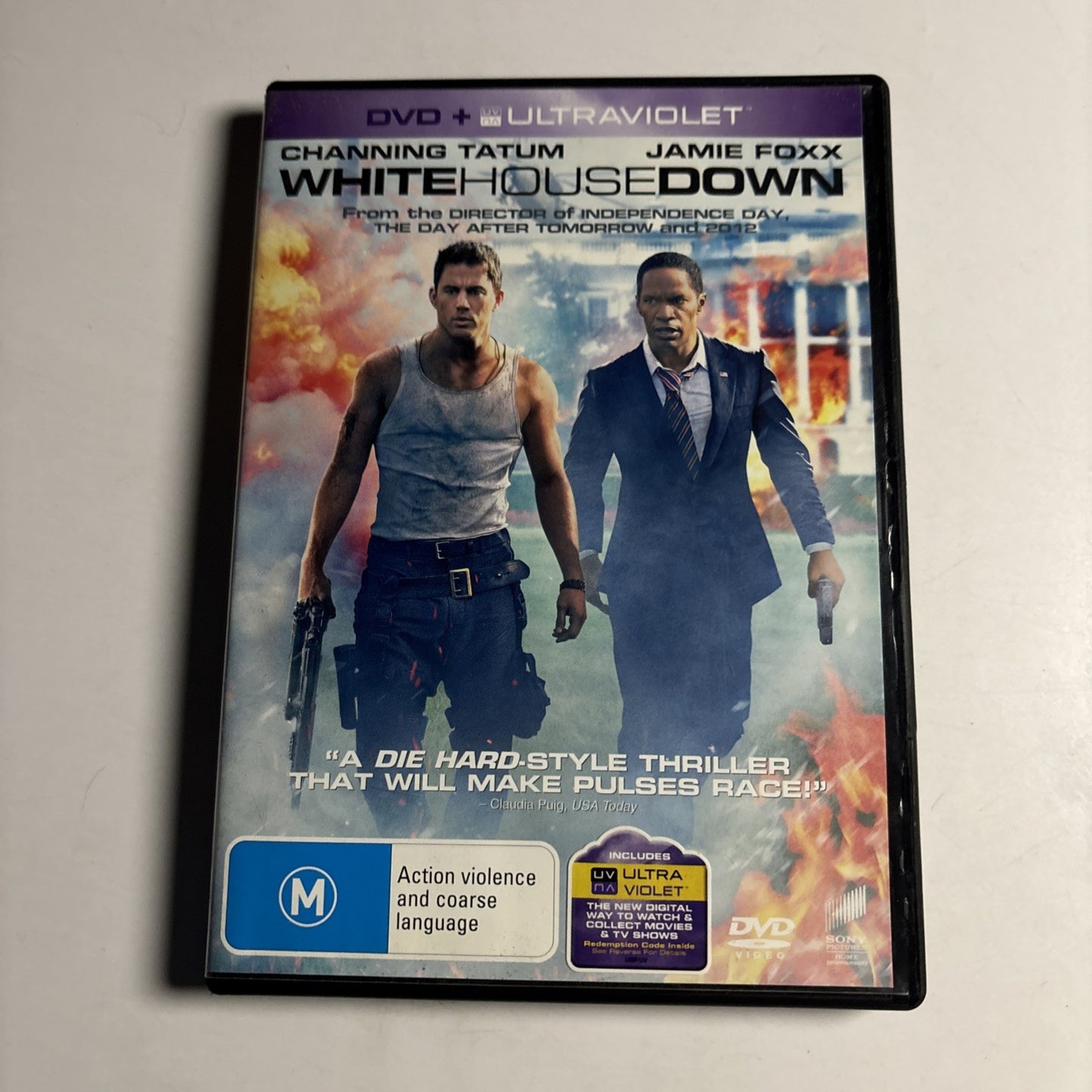 White House Down (DVD, 2013) Jamie Foxx, Channing Tatum Region 4 &2