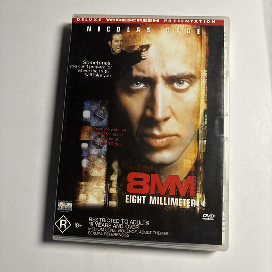 8 mm (DVD, 1999) Nicholas Cage Region 4
