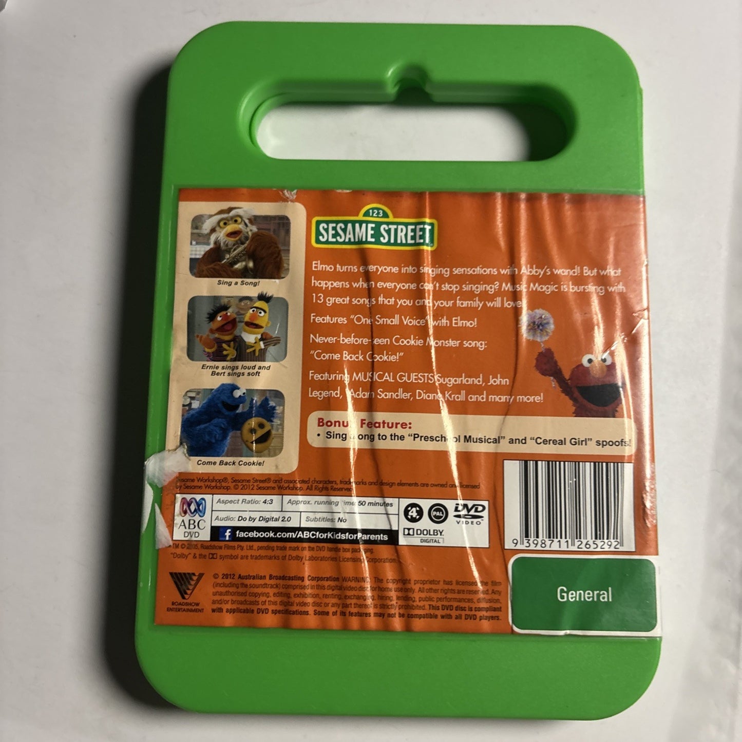 Sesame Street - Elmo's Music Magic (DVD, 2011) Region 4