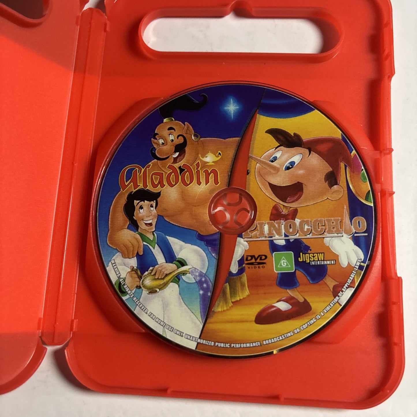 Pinocchio / Aladdin (DVD) Golden Films - Region All
